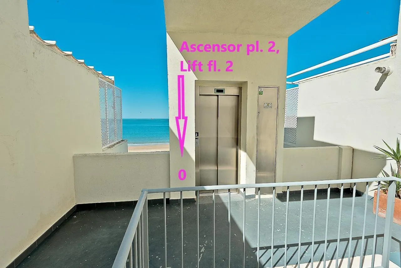 On Beach Deluxe Apartment With Pools And Own Garden El Puerto de Santa Maria
